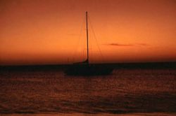 Aruba sunset - Nikon F90 by Nicola Cadel 